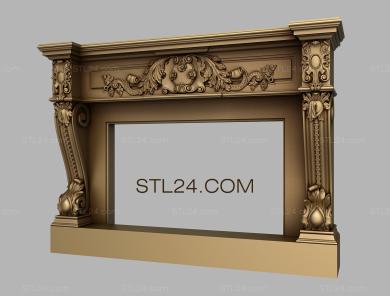 Fireplaces (KM_0223) 3D models for cnc